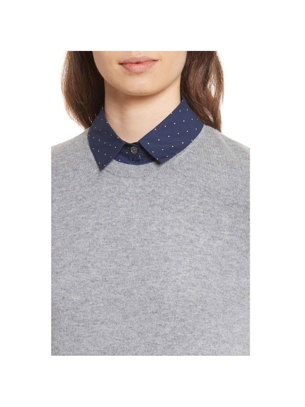 NEW Joie Bahiti Cashmere Blend Sweater w/Collar - Picture 3 of 4